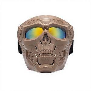 <span class=keywords><strong>Masque</strong></span> de ski et de vélo de cross-country, coupe-vent, avec lentille cylindrique, en ABS, <span class=keywords><strong>pour</strong></span> sports et cyclisme, motif crâne Harley - Product Image 1