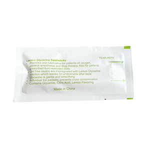 OEM 3 buah penyeka <span class=keywords><strong>swabstick</strong></span> gliserin Lemon medis untuk mulut kering - Product Image 4