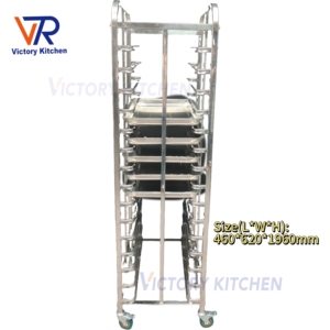VICTORY 15-Layer Stainless Steel Electric Commercial Rack Catering <b>Storage</b> Shelf for Hotel & Restaurant Supplies - Product Image 1