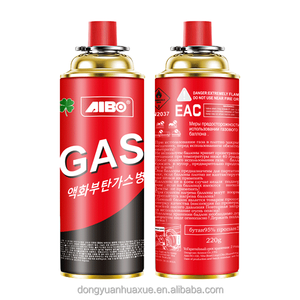 กระป๋องแก๊สบิวเทนราคาถูก 220 กรัม 227 กรัม ขายส่งจำนวนมากสำหรับซูเปอร์มาร์เก็ตและร้านค้าปลีก - Product Image 1