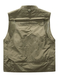 <span class=keywords><strong>Chaleco</strong></span> <span class=keywords><strong>Multibolsillos</strong></span> para <span class=keywords><strong>Hombre</strong></span>, para Senderismo, Trabajo, Fotografía, Golf, Pesca, Impermeable, Transpirable, <span class=keywords><strong>Chaleco</strong></span> Cargo - Product Image 3