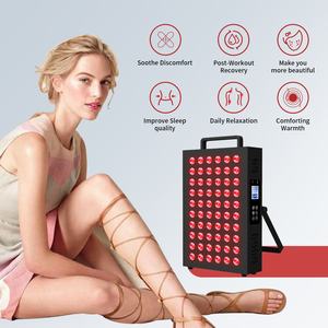 Dispositivo per Terapia della Luce Rossa con 60 LED 460/590/660/850nm, Pannelli per Terapia Luminosa di Grado Professionale per la Pelle, Recupero con Pannello LED a Infrarossi - Product Image 2