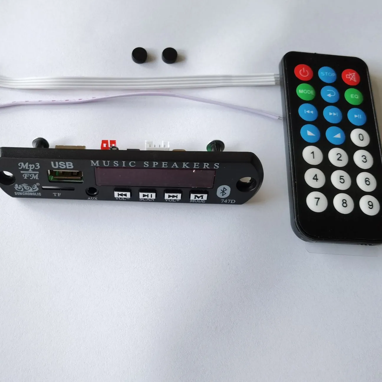 Sunchonglic M20 bluetooth carte de décodeur de lecture mp3 carte de décodeur mp3 12v avec contrôle et fil
