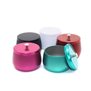 4 OZ Mini Round <strong>Shape</strong> <strong>Red</strong> Colour <strong>Tin</strong> <strong>Metal</strong> Candle Mint Packaging Container Box - Product Image 6