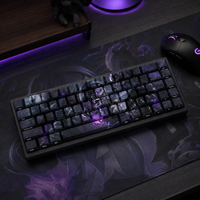 LOL Fright Night Annie 68 Key Custom PBT Dye Sublimation Keycap Set Cherry Profile for Mechanical Keyboard