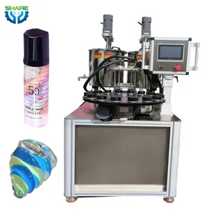 Máquina semiautomática de llenado de mezcla de crema de dos colores, máquina de sellado de llenado de tubos cosméticos
