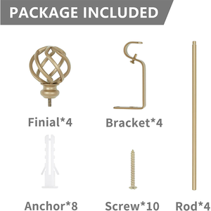 Juego de poste de cortina ajustable de barra de cortina de acero inoxidable más vendido para decoración se puede utilizar para decorar hogares - Product Image 5