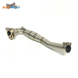 Scooter 304 tuyau avant d'échappement de moto en acier inoxydable pour <span class=keywords><strong>XADV750</strong></span> modifier le tuyau de liaison avant - Product Image 5