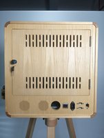Cabina de Fotos de Madera Sólida con Pantalla Táctil de 15.6 Pulgadas y Máquina de Impresión para Alquiler en Bodas y Fiestas, Compatible con 620 410