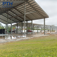 PTH Cadre en acier léger préfabriqué de luxe structure en acier maison préfabriquée villa pour école
