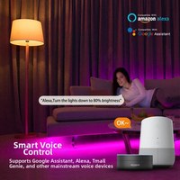 Ampoule LED intelligente Wi-Fi RGB E27 en aluminium 10W avec contrôle vocal sans fil et télécommande, certifiée ETL ROHS pour une utilisation optimisée avec le rythme musical