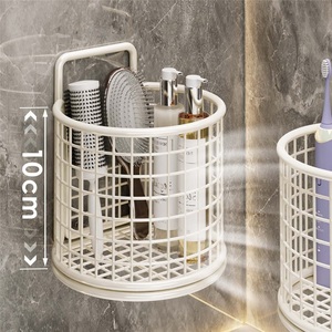 Support de rangement d'angle moderne pour salle de bain, multifonctionnel pour peignoirs, brosses à dents et dentifrice, en alliage de zinc écologique - Product Image 6