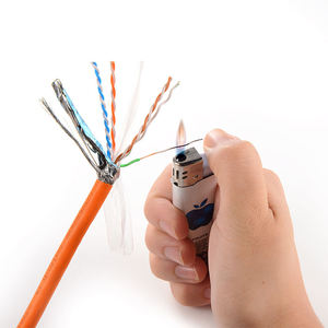 <span class=keywords><strong>สาย</strong></span>เคเบิลเครือข่าย SFTP <span class=keywords><strong>Cat6</strong></span> Cat6A สำหรับภายนอกอาคาร ความยาว 300 เมตร <span class=keywords><strong>ราคา</strong></span>โรงงาน พร้อมบริการทดสอบฟรี - Product Image 3