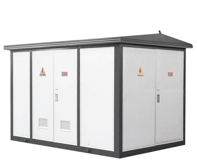 Huamei YBM-12 Outdoor Electrical Distribution Box-10-60kv Rated Voltage Biometric Lock IP23 Protection Compact Metal Shed