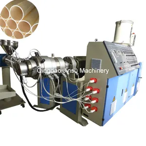 Automatisering Qingdao Jinsu Pe Plastic Schroef Extruder Abs Pijp Extrusie Machine Lijn