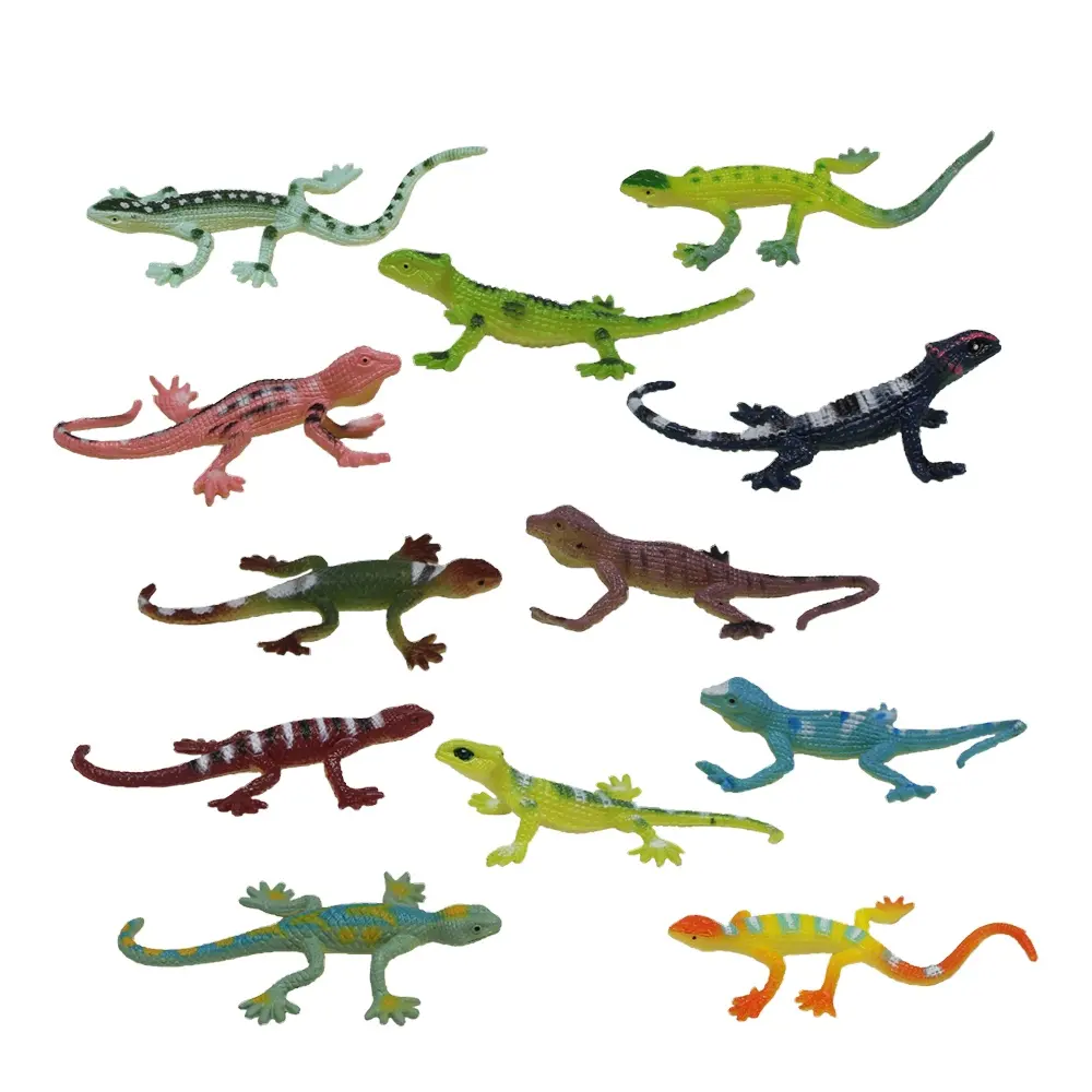 Bulk reptile series animal model mini plastic lizard toy