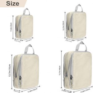 Organizador de equipaje ideal para viajes, nailon resistente e impermeable con cremallera suave y asa portátil - Product Image 2