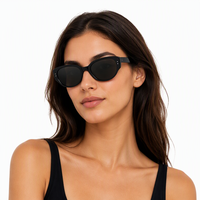 Lunettes intelligentes tendance à monture œil-de-chat avec IA, traduction en temps réel, conversation vocale, lecture de musique et appels téléphoniques