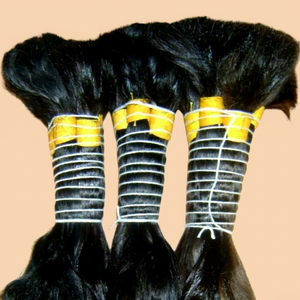 Prix d'usine Cheveux humains vierges Remy indiens 100% naturels Ondulation profonde 100g Double trame machine Toutes les couleurs Permables - Product Image 1