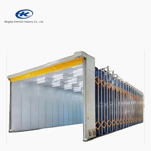 Cabine de peinture pliable et amovible, gonflable et rétractable, pour ponçage, pulvérisation et peinture - Product Image 4