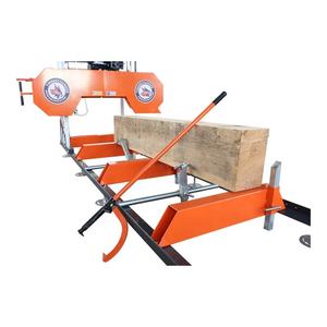 Pida hoy una sierra de cinta horizontal portátil fácil de usar y montar con motor de gasolina de 15HP para carpintería - Product Image 2