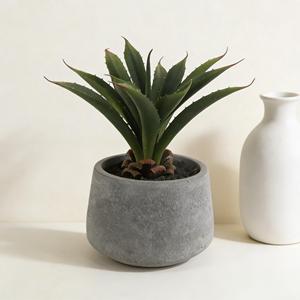 Plantas Artificiales Más Vendidas, <span class=keywords><strong>Aloe</strong></span> <span class=keywords><strong>Vera</strong></span>, Suculenta del Desierto, Vegetación Interior de Bajo Mantenimiento para Estilo Árido, Plantas Falsas del Desierto - Product Image 5
