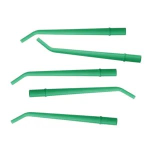 TA004 ZOGEAR – pointe d'aspirateur de salive chirurgicale médicale, 1/4 pouces, vert