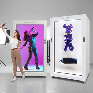 จอแสดงผลโฮโลแกรม 3 มิติ ขนาด <span class=keywords><strong>86</strong></span> นิ้ว แบบโปร่งใส กล่องโชว์ LCD สำหรับแสดงเครื่องประดับ พิพิธภัณฑ์ นิทรรศการ วิดีโอ Holobox พร้อมกล้องและไมโครโฟน - Product Image 1