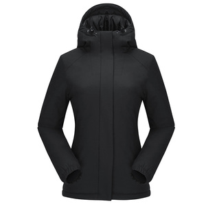 Premium Fleece Lined Outdoor Wear Chaqueta de esquí impermeable para mujer Chubasquero a prueba de viento con capucha Otoño e Invierno Essential - Product Image 5