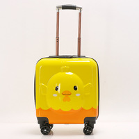 Quantité minimale de commande bas en stock rouge pliable Vip prix 24 étuis sacs étuis à roulettes bagages à main 18 pouces enfants dessin animé valise
