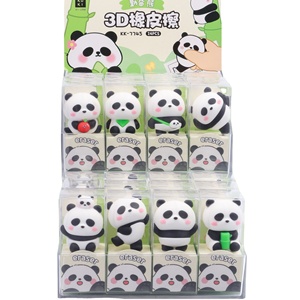 Dễ thương học sinh văn phòng phẩm <span class=keywords><strong>3D</strong></span> tẩy giá trị cao lau sạch tẩy phim hoạt hình mới thu hút gấu trúc tẩy - Product Image 1