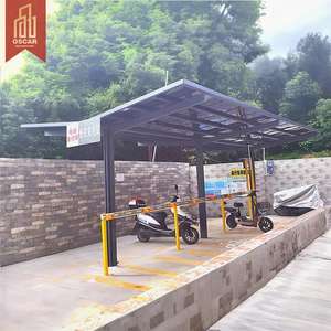 Abri <span class=keywords><strong>de</strong></span> voiture extérieur <span class=keywords><strong>en</strong></span> panneaux composites d'aluminium avec structure métallique, résistant aux intempéries, pour événements et pique-niques - Product Image 1