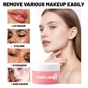 Baume Nettoyant 4-en-1 Flocon de Neige avec Cuillère Intégrée Dissolvant de Maquillage Visage et Yeux Sans Nettoyage Secondaire Jojoba Avocat Cire d'Abeille OEM - Product Image 5