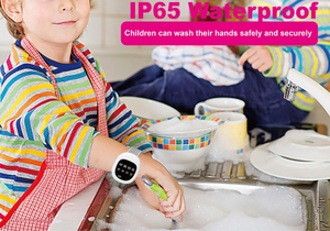 Montre d'alarme sans fil étanche IP65 rechargeable avec sirène intégrée 2,4 GHz FHSS, capteur d'urine pour bébé, enfant et adulte - Product Image 5