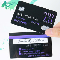 Cartes de visite personnalisées en plastique, cartes PVC avec puce, cartes magnétiques Visa, cartes de membre