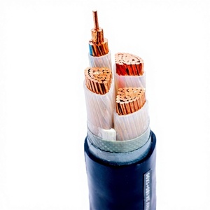 Câble d'alimentation souterrain blindé en cuivre XLPE 4 conducteurs 95 mm 120 mm 0,6/1 kV avec gaine en PVC - Product Image 1