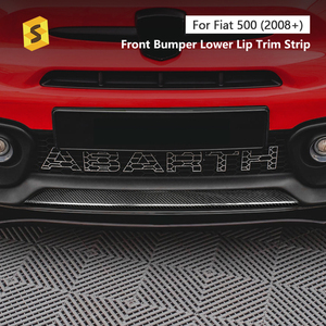 Shasha fibre de carbone innovation design pare-chocs avant lèvre inférieure garniture bande pour <span class=keywords><strong>Fiat</strong></span> <span class=keywords><strong>500</strong></span> (<span class=keywords><strong>2008</strong></span> +) garniture intérieure - Product Image 2
