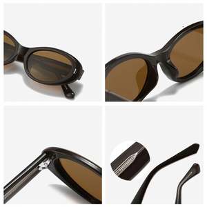 Gafas de Sol de Moda 2026 con Logotipo Personalizado, Montura Grande Estilo Ojo de Gato, Protección UV400, Montura TR90, Ovaladas y Polarizadas para Mujer - Product Image 3