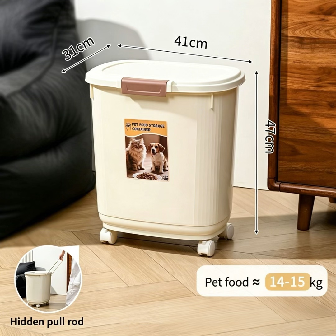 Cream white-coffee button-14-15 kg pulley
