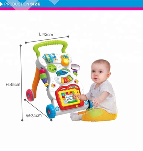 Multifonctionnel activité musicale bébé marcheur d'apprentissage jouet avec planche à dessin magnétique - Product Image 5