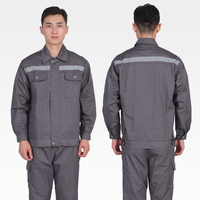 Ensembles de vêtements de travail haute visibilité pour hommes, combinaisons de mécanicien, veste et pantalon pour ouvriers d'usine, grandes tailles, sans coutures, pour adultes, atelier