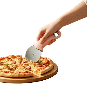 <b>Bowling</b> Ball Handle Pizza Cutter Set Stainless Steel Non-Slip Foldable Baking Kitchen Tools With Roller Blade - Product Image 1