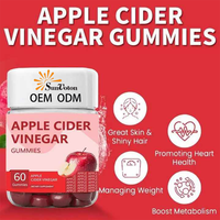 Vente directe d'usine, gommes au vinaigre de cidre de pomme, perte de poids et renforcement de l'immunité, complément détox et beauté