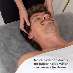 Rollo <span class=keywords><strong>de</strong></span> sábanas desechables <span class=keywords><strong>de</strong></span> grado médico para mesas <span class=keywords><strong>de</strong></span> examen y spas ignífugos - Product Image 5