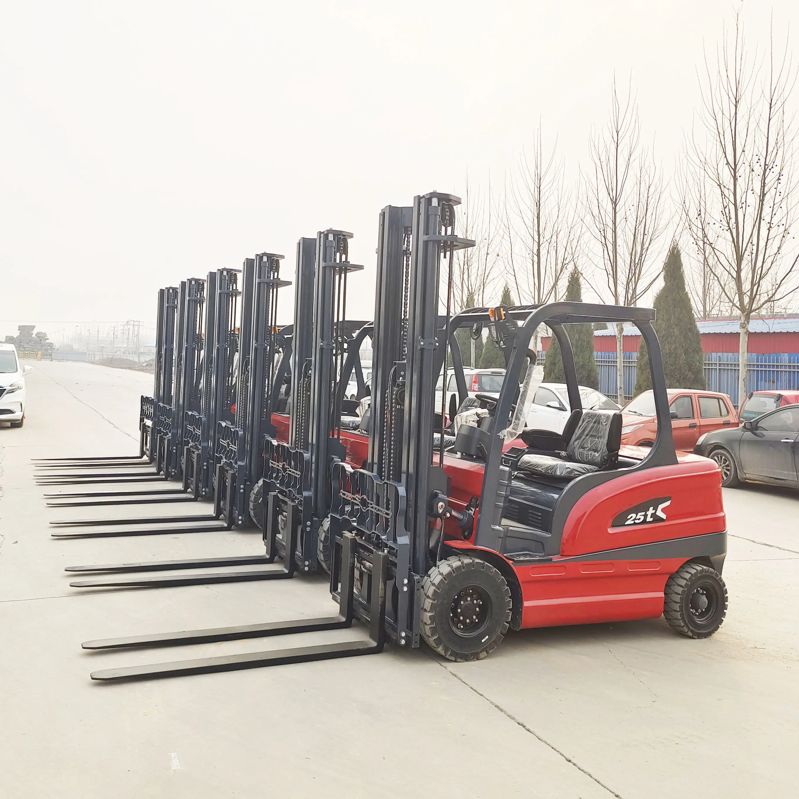 Hot sales China factory electric forklift cost 48V 60V forklift Lithium battery 1ton 2ton 3ton pallet fork lift new forklifts