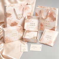 Maßgeschneiderte Geschenkbox-Verpackungssets für Kleinunternehmen Versandkartons Papiertüten Aufkleber Dankeskarten Großhandel