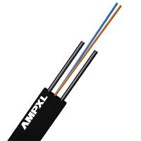 Fiber Optic Drop Cable GJYXCH LSZH 3 Steel 2 Core Wire Outdoor FRP Strength Indoor Application FTTH 1 Core