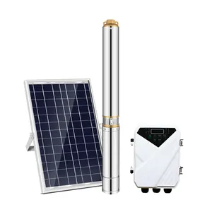 Hot vendendo aço inoxidável DC plástico impulsor alta pressão Solar água bombas para casas