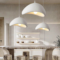 Lampe suspendue style Wabi Sabi, lustre pour salon, restaurant, lampe de plafond moderne, luminaire suspendu design pour bar