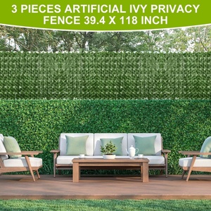 Balcony Privacy Screen <strong>Outdoor</strong> Artificial Ivy Privacy Fence Artificial Hedges Fence Decoration for Garden Patio Balcony <strong>Decor</strong> - Product Image 2
